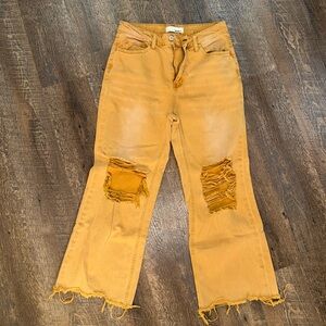 Vervet Jozie Crop Flare Jeans